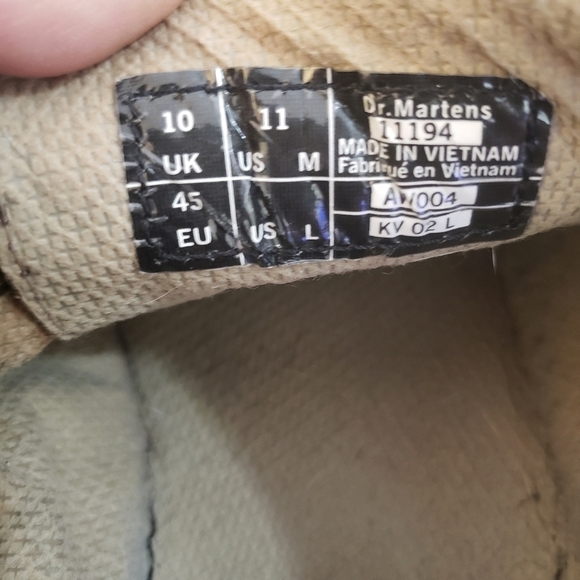 Dr. Martens Vintage Brown Leather Oxford Shoes Mens Size 11 - Picture 9 of 12